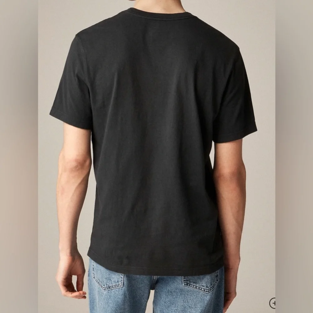 J. Crew - NEW - Garment-dyed Men's Black Short Sleeve Tee